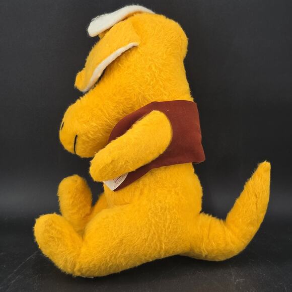 1979 Animal Fair Aarty Ardvark 15" Plush Yellow Red Vest W/Tags Vintage #2 - Picture 2 of 16